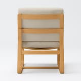 リビングでもダイニングでもつかえる　洗いざらしの綿帆布カバー