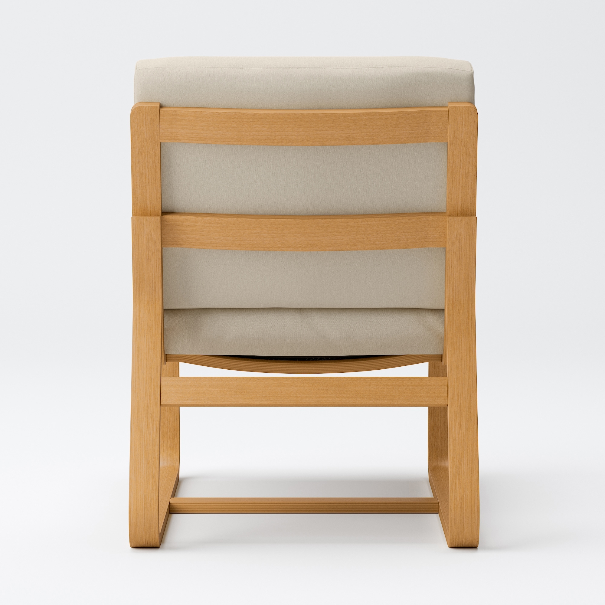 リビングでもダイニングでもつかえる　洗いざらしの綿帆布カバー