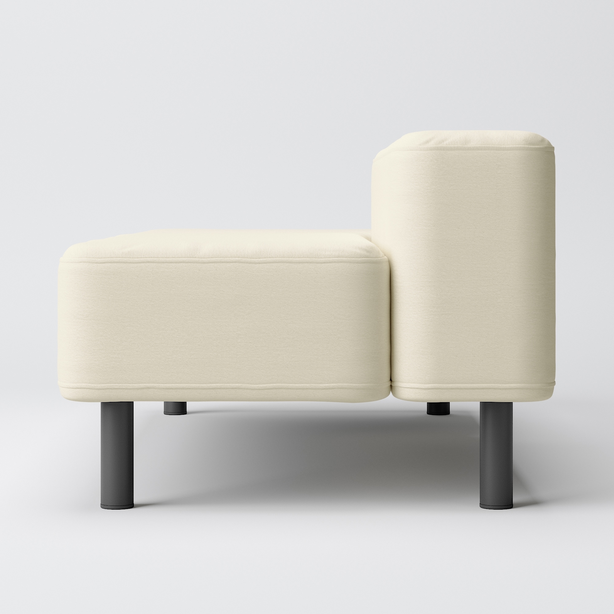 ソファベンチ　洗いざらしの綿帆布カバー