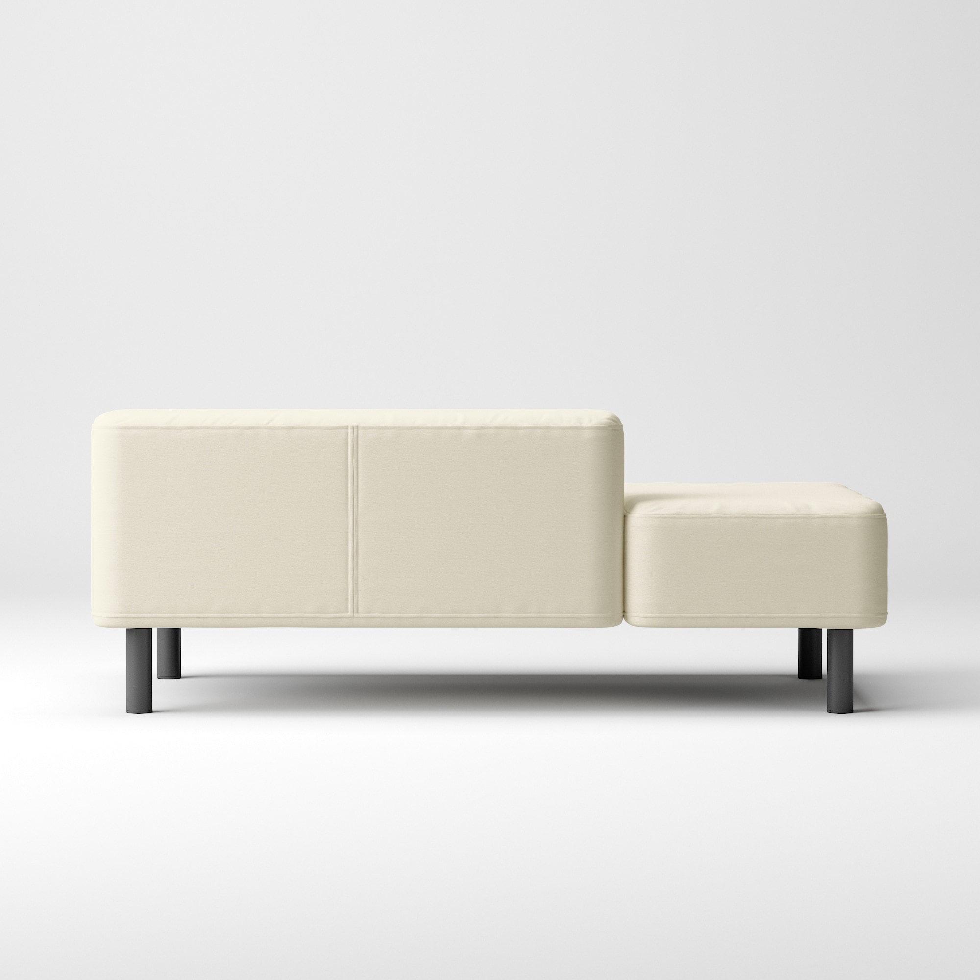 ソファベンチ　洗いざらしの綿帆布カバー