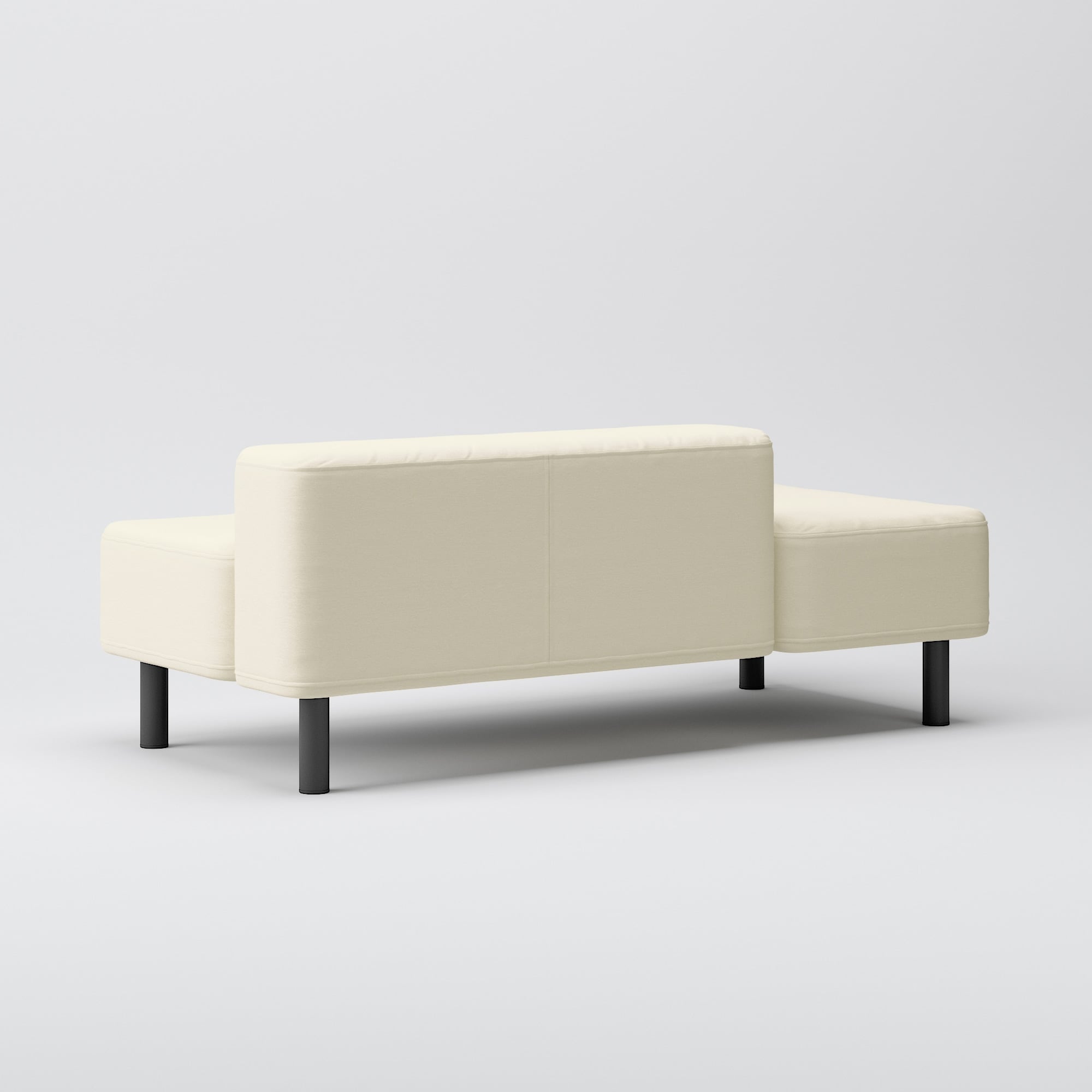 ソファベンチ　洗いざらしの綿帆布カバー