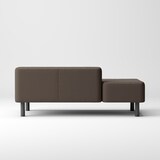 ソファベンチ　洗いざらしの綿帆布カバー