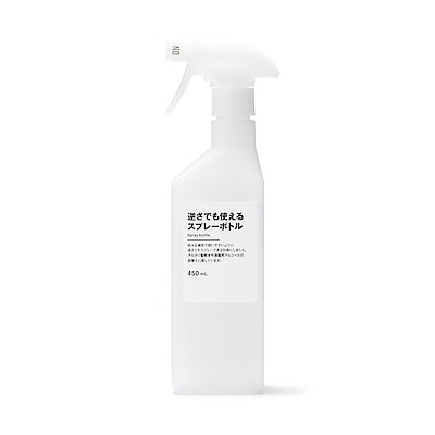 【詰替用ボトル】逆さでも使えるスプレーボトル　４５０ｍＬ