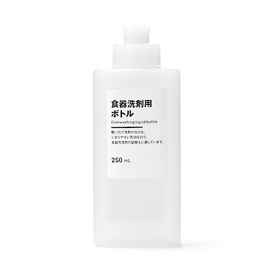 【詰替用ボトル】食器洗剤用ボトル　２５０ｍＬ