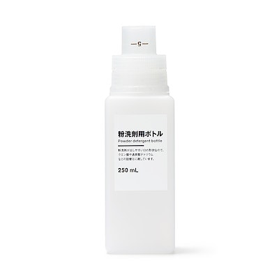 【詰替用ボトル】粉洗剤用ボトル　２５０ｍＬ