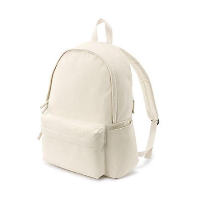 肩の負担を軽くする 撥水コットン リュックサック 生成 リュックサック バックパック 通販 無印良品