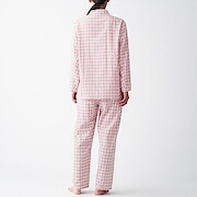 脇に縫い目のない 二重ガーゼパジャマ 欧米サイズ 婦人l xl ピンク チェック ゆったりサイズ 海外規格 婦人インナー 通販 無印良品 脇に縫い目のない 二重ガーゼパジャマ 欧米サイズ 婦人l xl ピンク チェック ゆったりサイズ 海外規格 婦人インナー 通販 無印良品