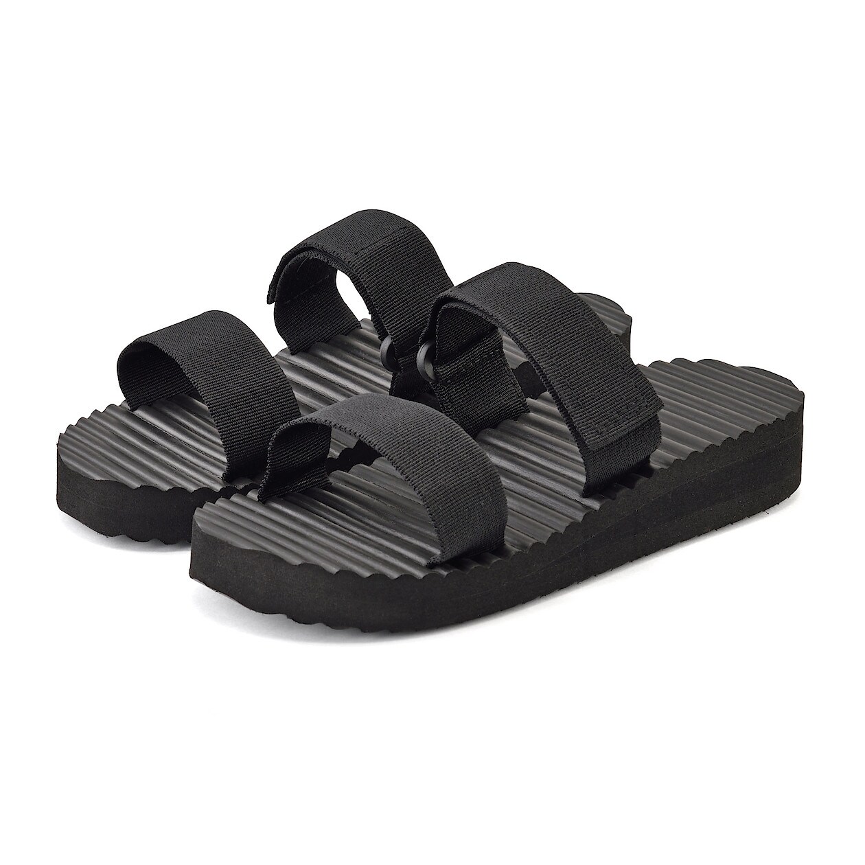 甲の高さで調節できるサンダル ｍ ２４ ５ ２５ ０ｃｍ 黒 サンダル 紳士 メンズ 通販 無印良品