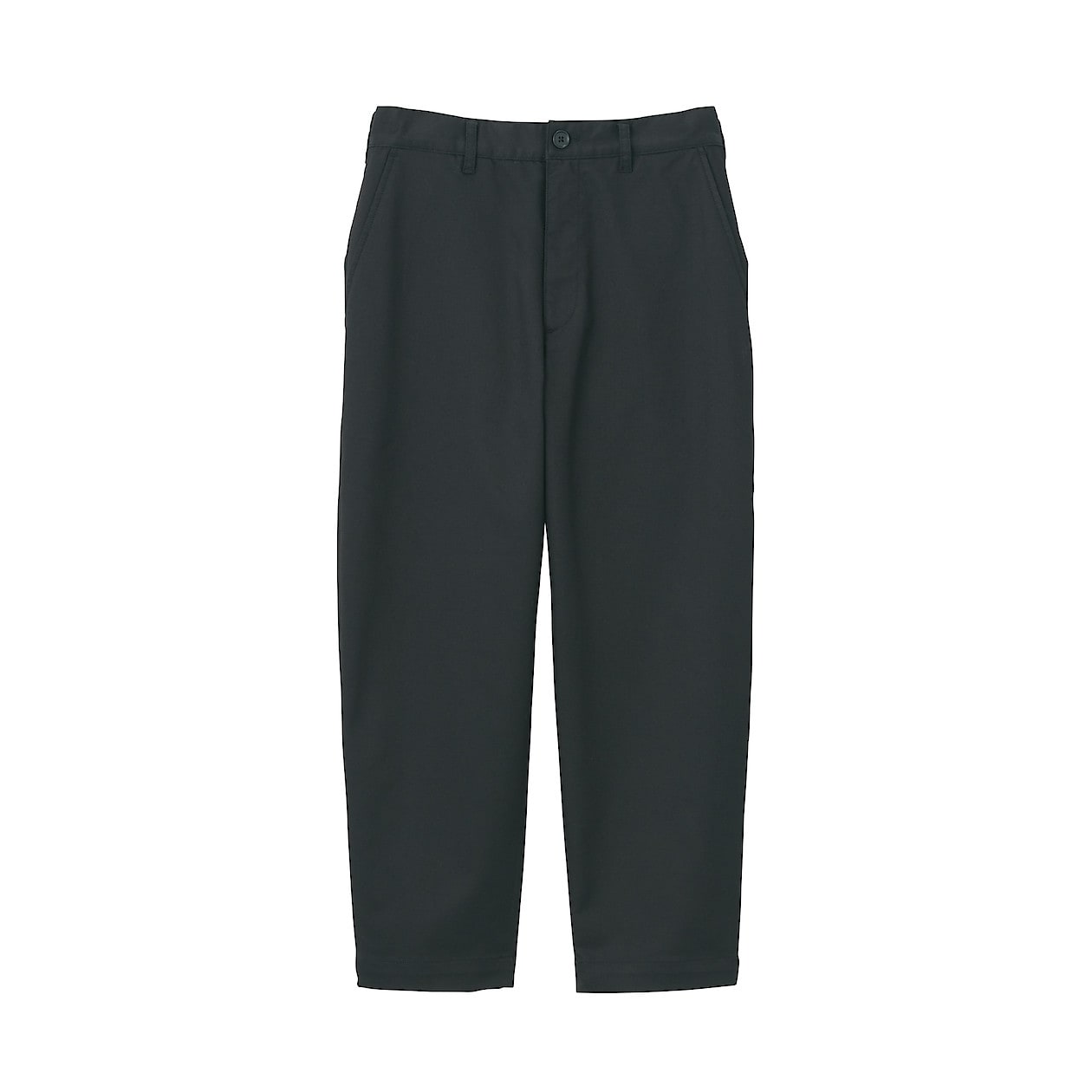 男女兼用 ストレッチチノワイドクロップドパンツ 男女兼用ｘｓ 黒 Muji Labo パンツ 通販 無印良品