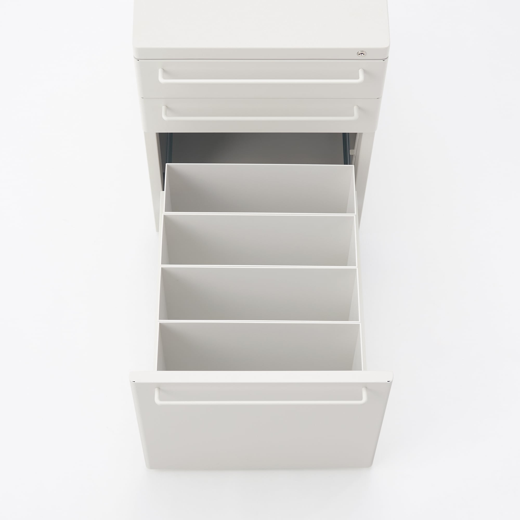 スチールキャビネット／ライトグレー