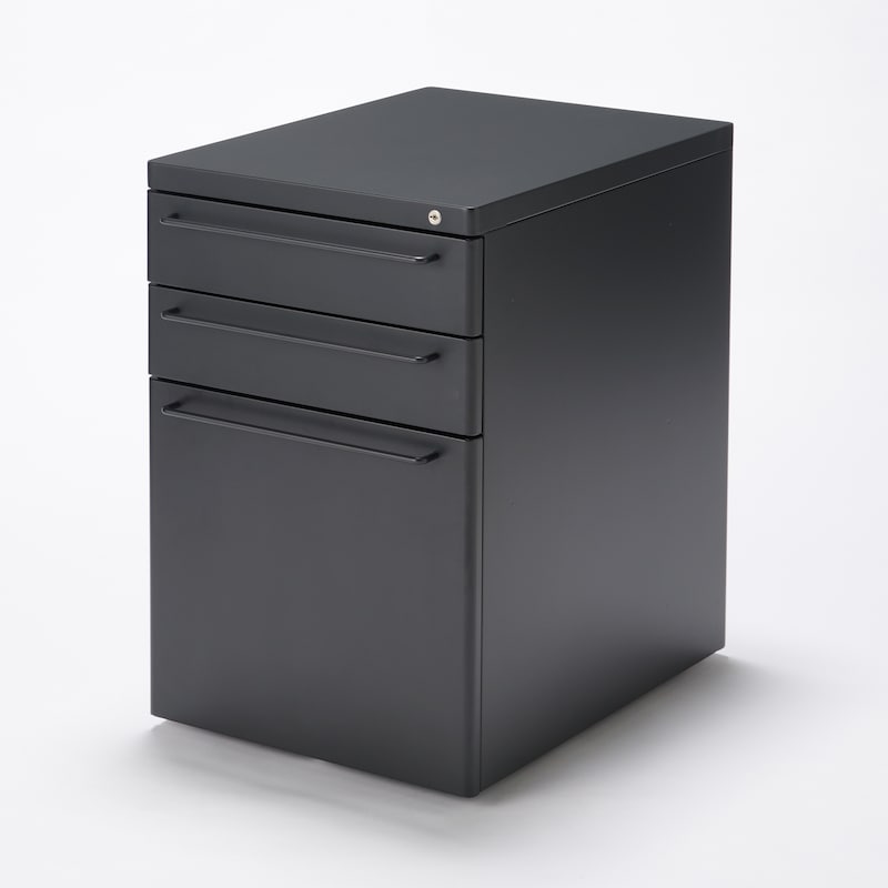 スチールキャビネット／ダークグレー | 無印良品 