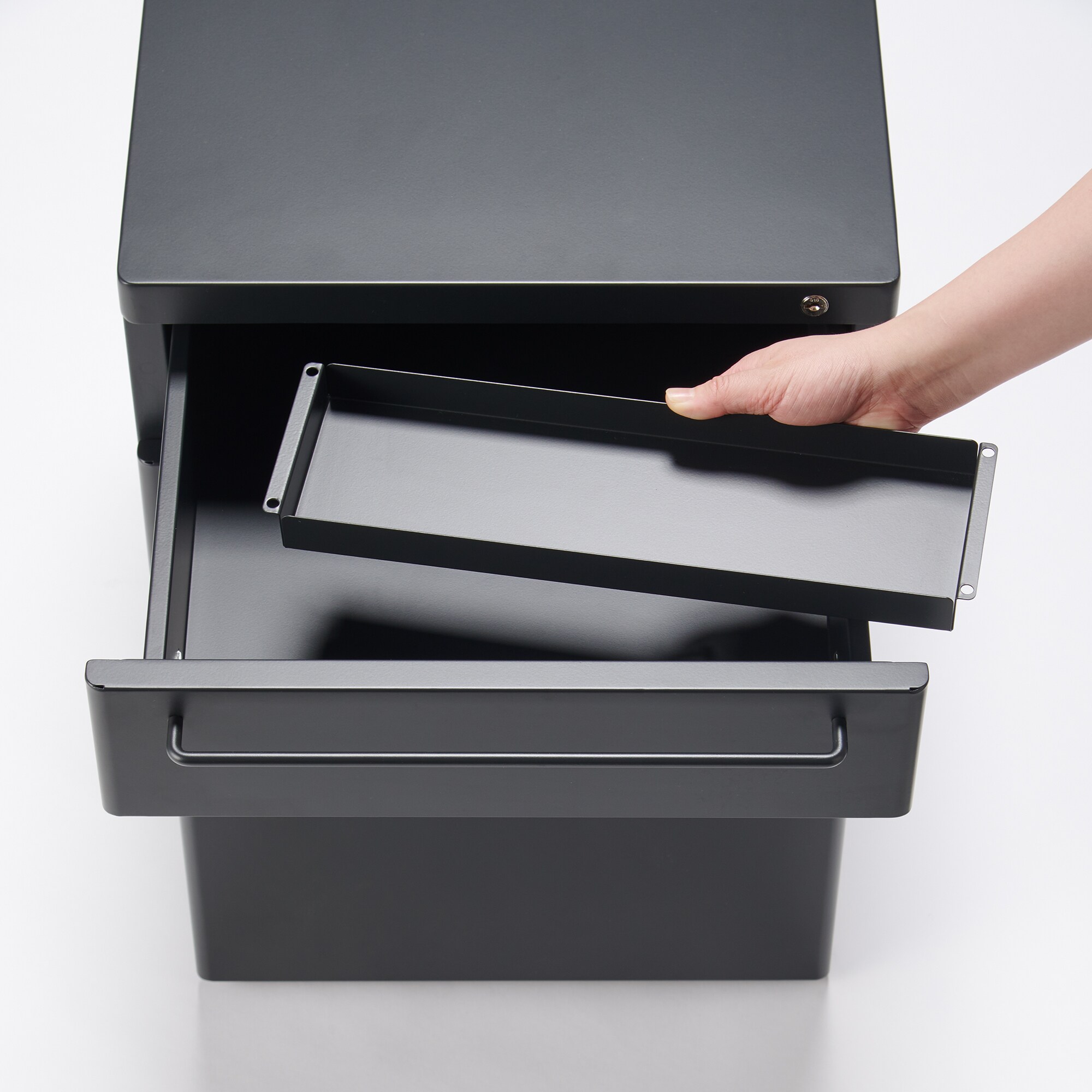 スチールキャビネット／ダークグレー