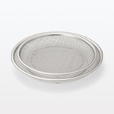 ステンレス平ザル