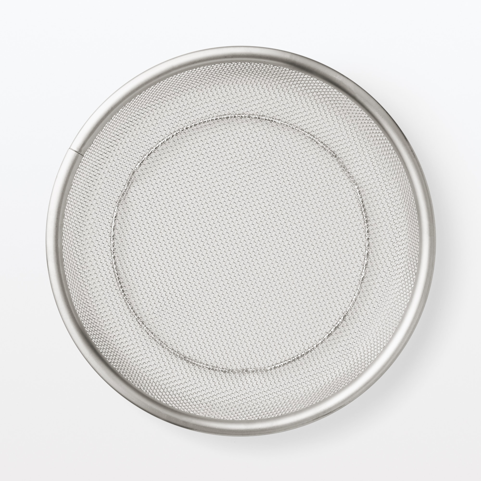 ステンレス平ザル