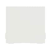 【パーツ】ポリプロピレン小物収納ボックス３段用・仕切板　ホワイトグレー