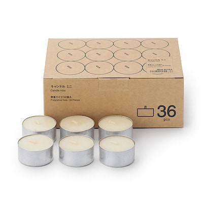 キャンドル　ミニ　無香タイプ／３６個入