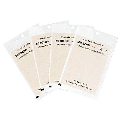 ホルムアルデヒド吸着 分解シート ４枚入り 耐震 家具固定 転倒防止グッズ 通販 無印良品