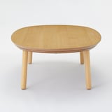 楕円こたつ　ナチュラル