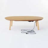 楕円こたつ　ナチュラル