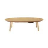 楕円こたつ　ナチュラル