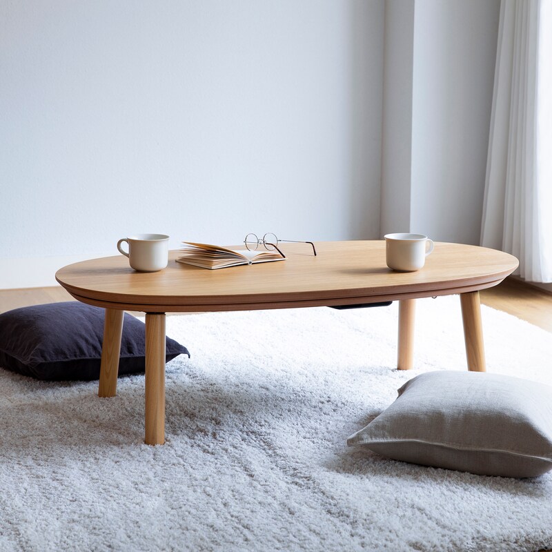 楕円こたつ小 ナチュラル | 無印良品 