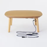 正方形こたつ　ナチュラル