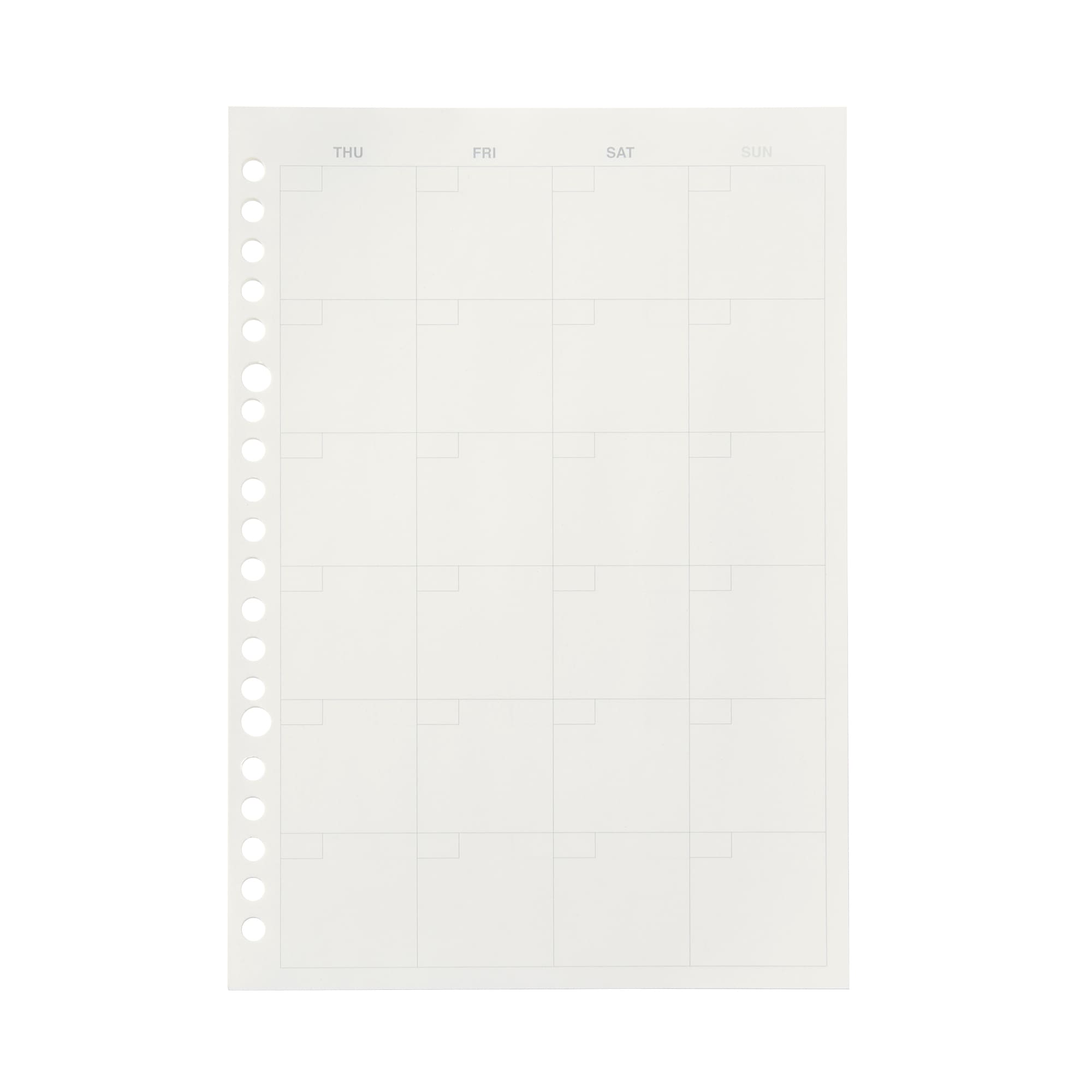 リフィルノート　リフィル　フリースケジュール