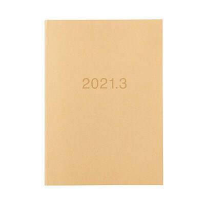 文庫本スケジュールノート２０２１年３月始まり マンスリーウィークリー 通販 無印良品