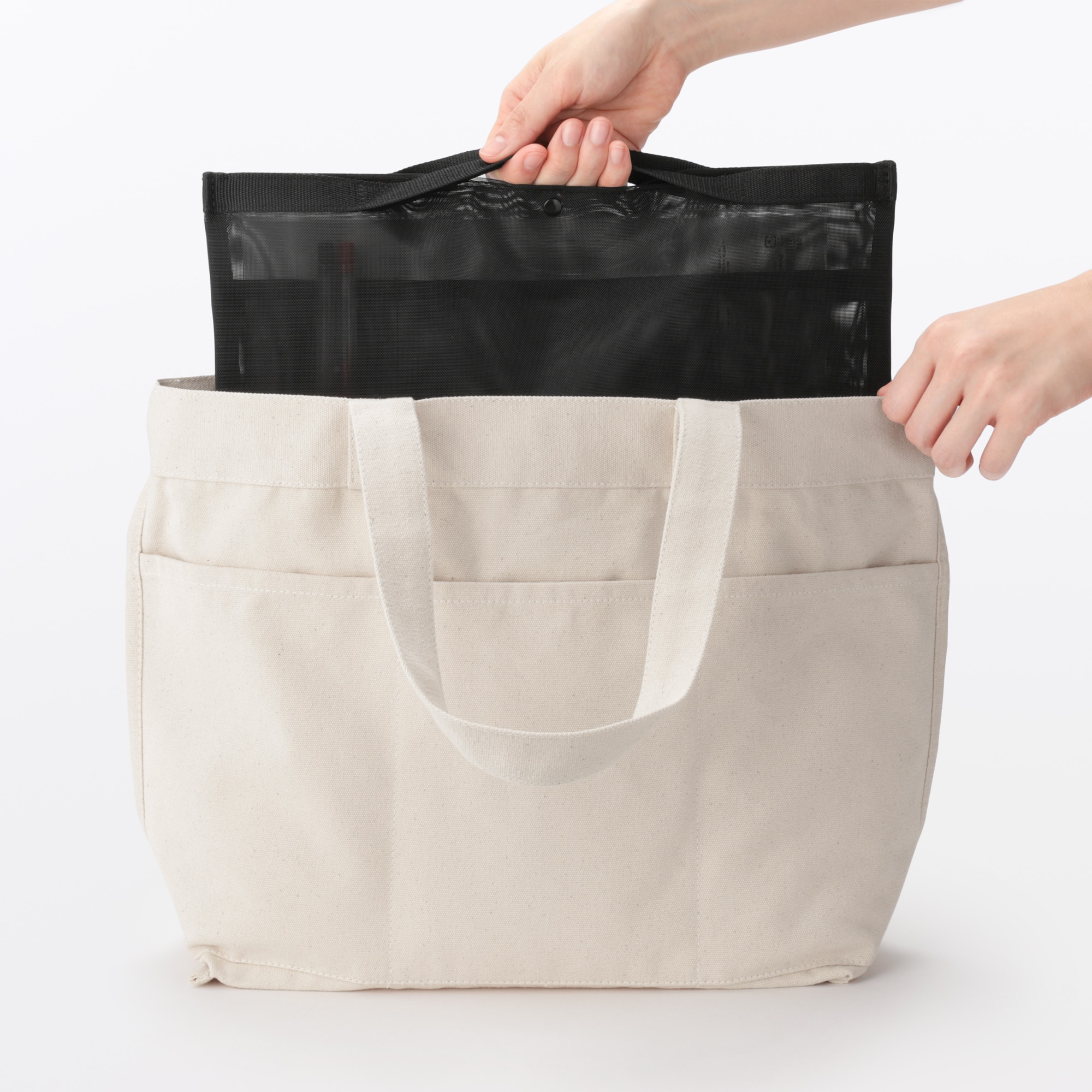 ナイロンメッシュバッグインバッグ | 無印良品