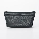 ナイロンメッシュペンケース　マチ付