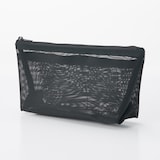 ナイロンメッシュペンケース　マチ付