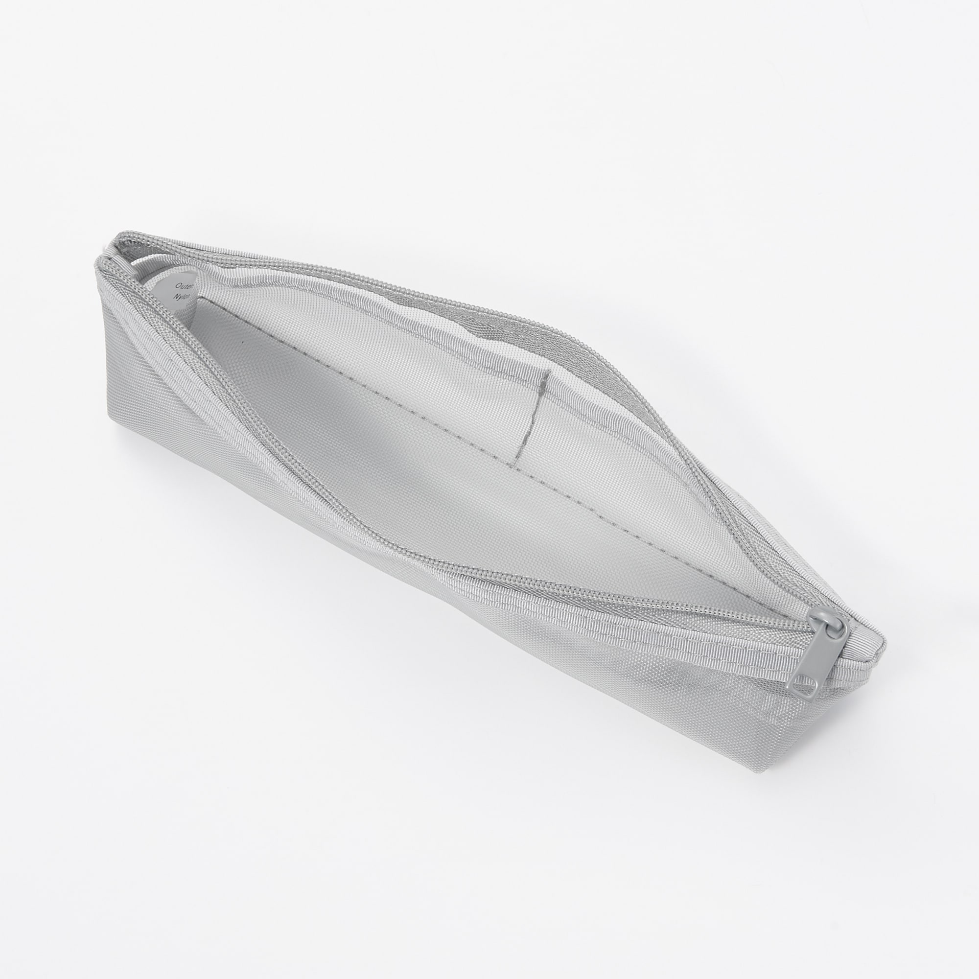 ナイロンメッシュペンケース　マチ付