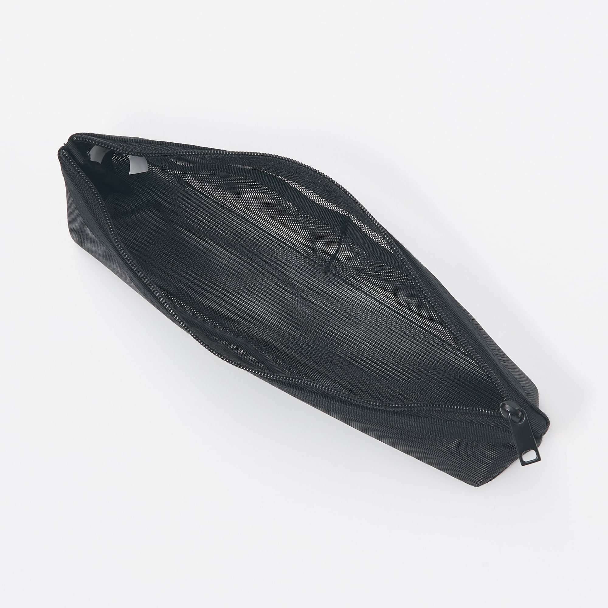 ナイロンメッシュペンケース　マチ付