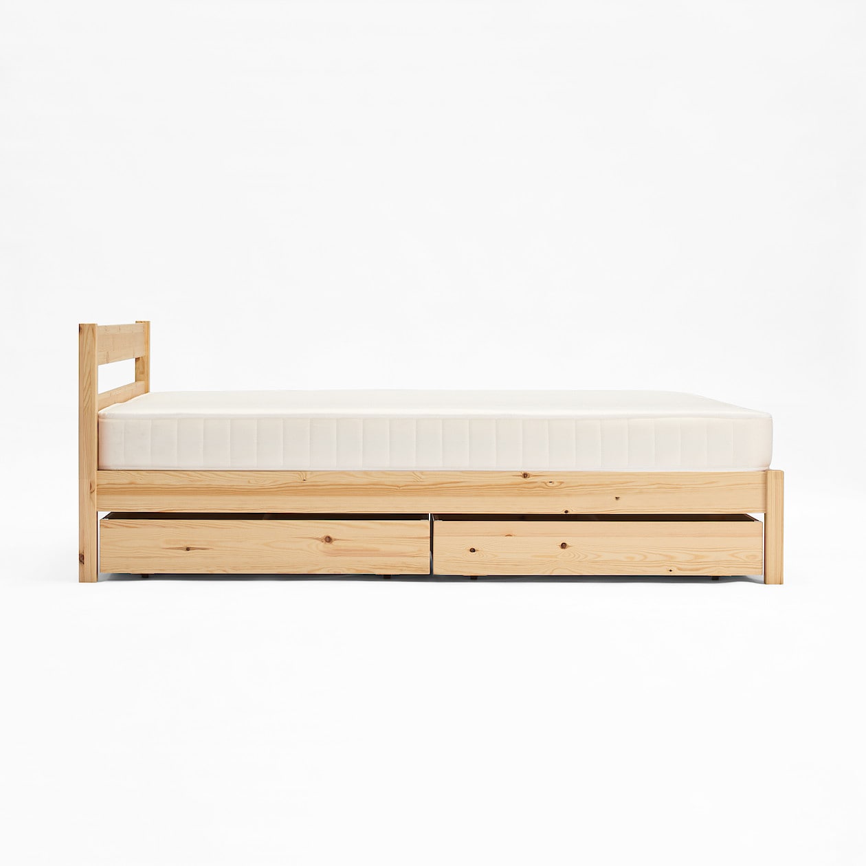 木製ベッド用下収納ボックス仕切り付き パイン材 | 木製ベッド 通販 