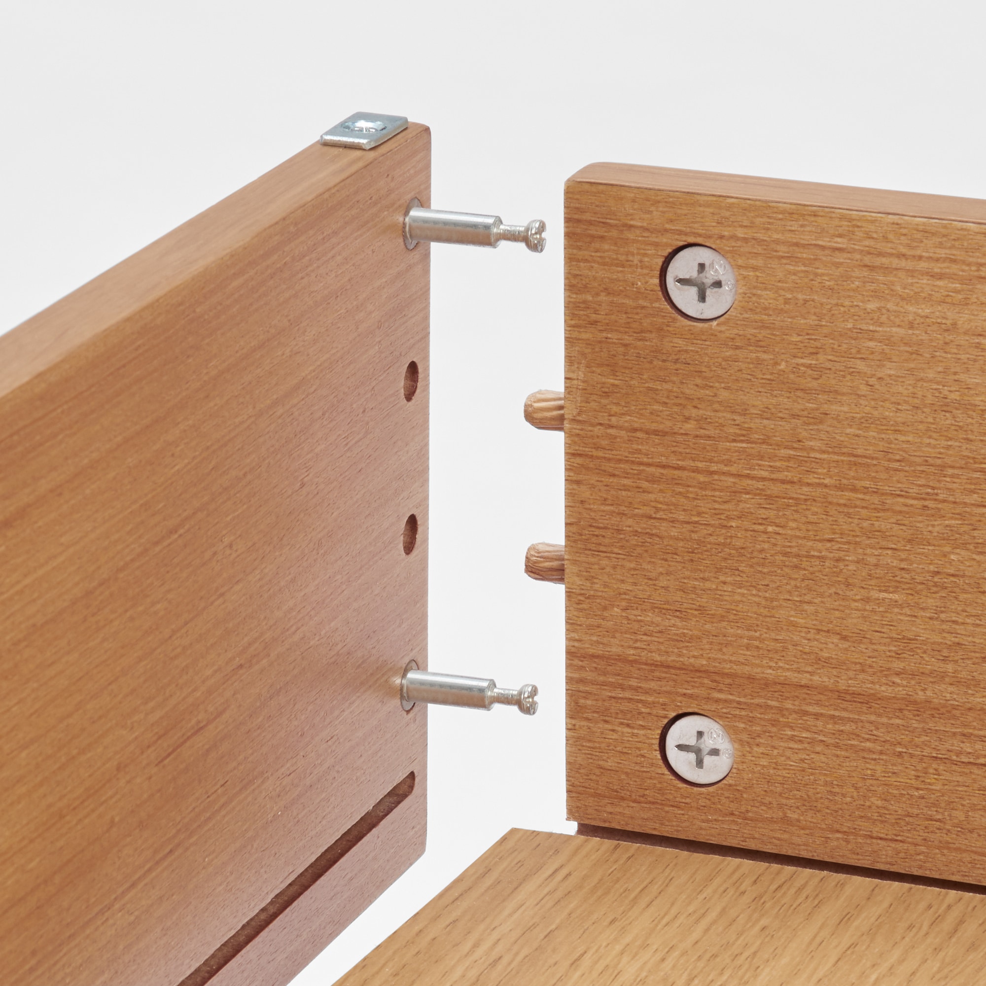 木製ベッド用下収納ボックス仕切り付き