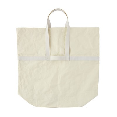 ポリエチレンシートランドリーバッグ　約４０×２７×５６ｃｍ