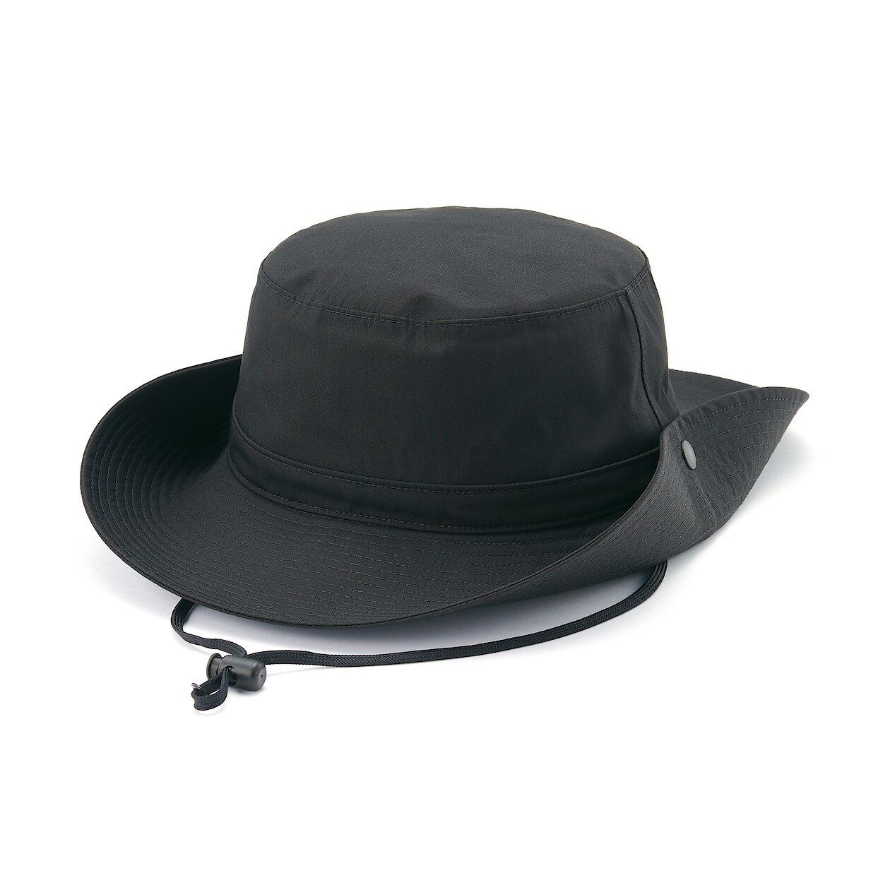 透湿 撥水 防水テープ使い サファリハット ５６ ５ ５９ｃｍ 黒 帽子 ハット キャップ 通販 無印良品