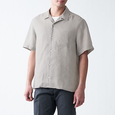 シャツ ワイシャツ 半袖 紳士 メンズ 通販 無印良品