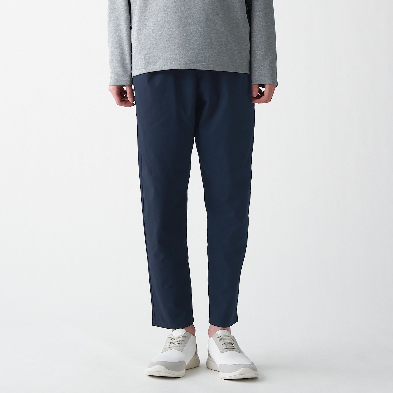 吸汗速乾 縦横ストレッチテーパードアンクルパンツ 紳士l ネイビー Muji Walker 紳士 メンズ 通販 無印良品 吸汗速乾 縦横ストレッチテーパードアンクルパンツ 紳士l ネイビー Muji Walker 紳士 メンズ 通販 無印良品