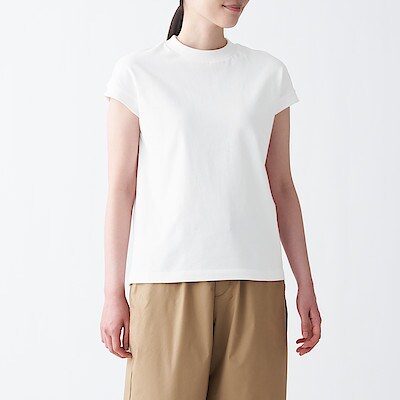 太番手天竺編みフレンチスリーブtシャツ 婦人l 白 Tシャツ カットソー 半袖 婦人 レディース 通販 無印良品 太番手天竺編みフレンチスリーブtシャツ 婦人l 白 Tシャツ カットソー 半袖 婦人 レディース 通販 無印良品