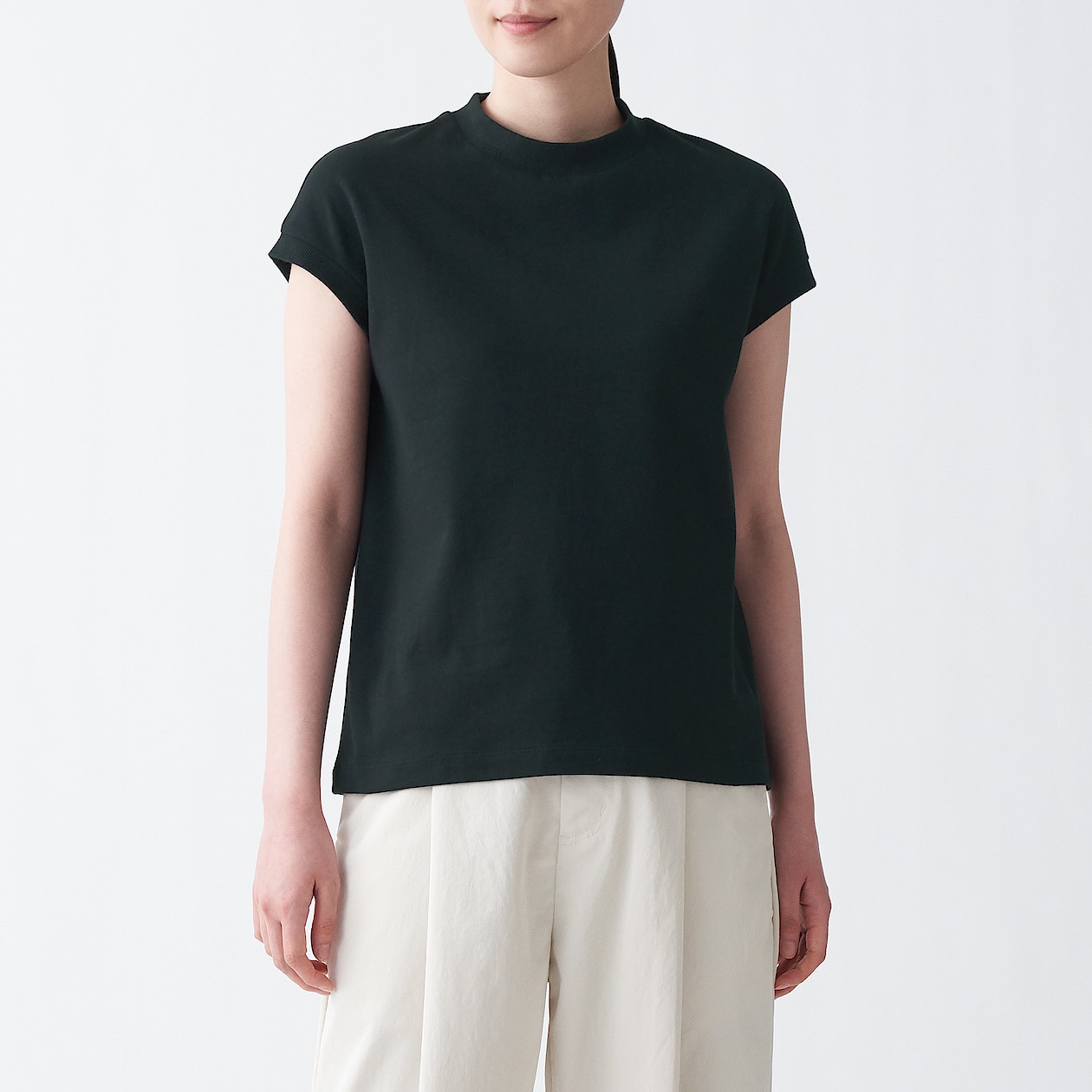 太番手天竺編みフレンチスリーブtシャツ 婦人xl 黒 Tシャツ カットソー 半袖 婦人 レディース 通販 無印良品 太番手天竺編みフレンチスリーブtシャツ 婦人xl 黒 Tシャツ カットソー 半袖 婦人 レディース 通販 無印良品