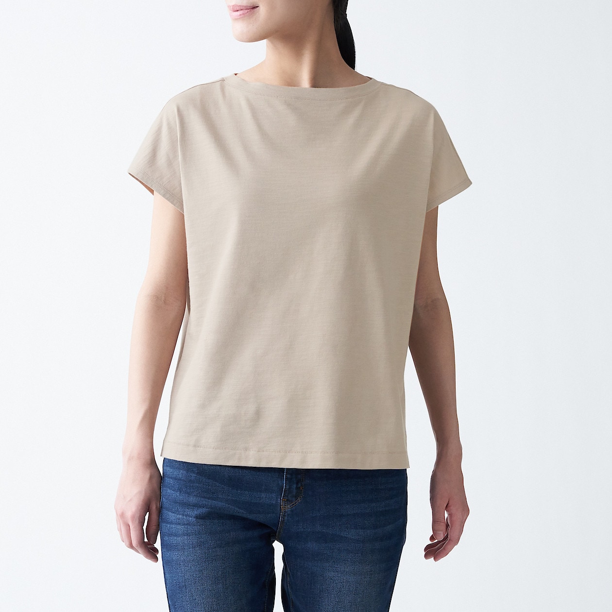 ムラ糸天竺編みフレンチスリーブtシャツ 婦人m ペールブラウン Tシャツ カットソー 半袖 婦人 レディース 通販 無印良品 ムラ糸天竺編みフレンチスリーブtシャツ 婦人m ペールブラウン Tシャツ カットソー 半袖 婦人 レディース 通販 無印良品