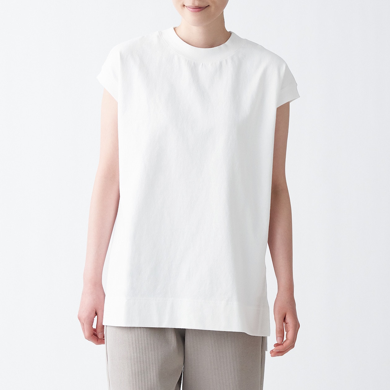 太番手フレンチスリーブチュニック 婦人ｘｓ ｓ 白 ワンピース チュニック 婦人 レディース 通販 無印良品