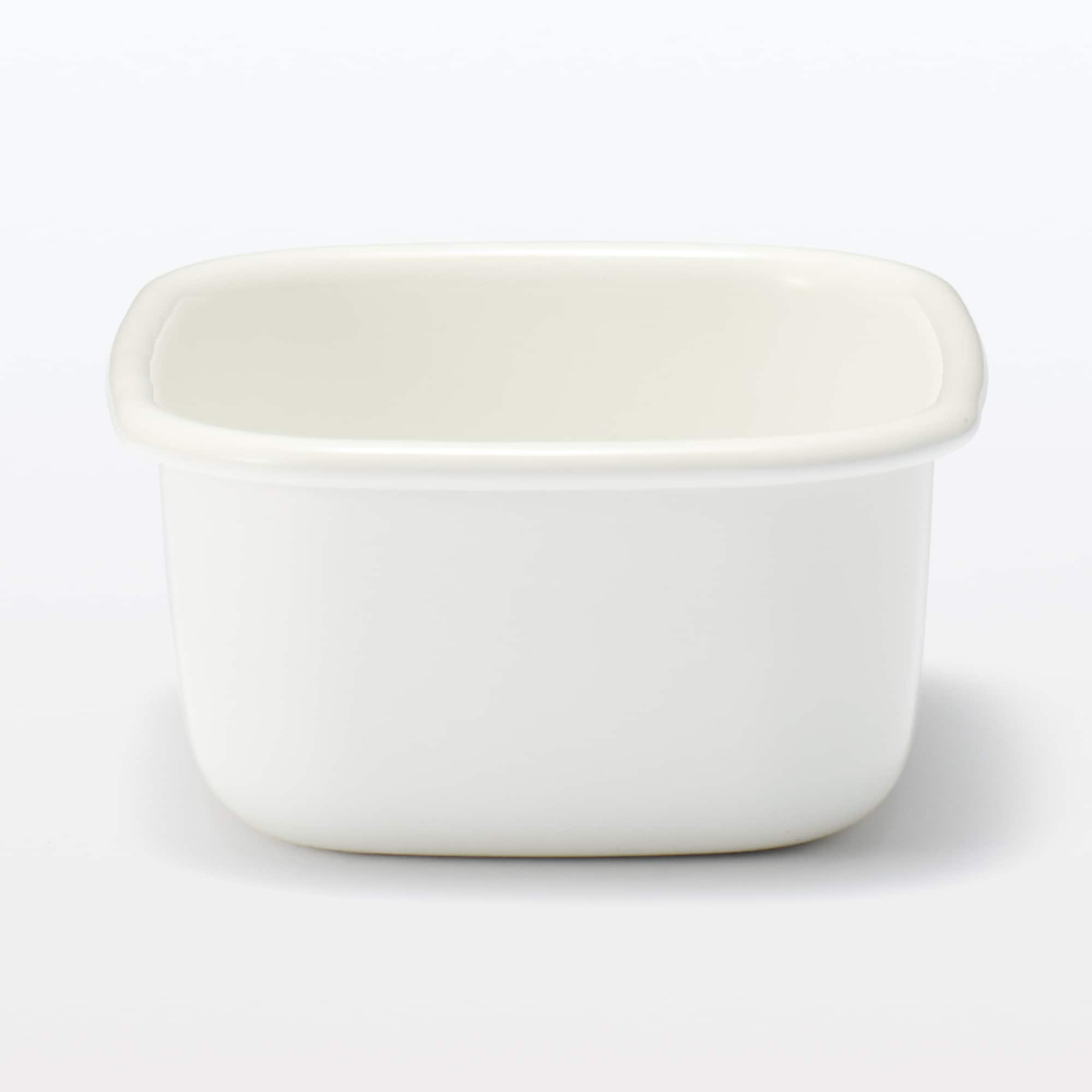 蓋が選べる　ホーロー保存容器　小