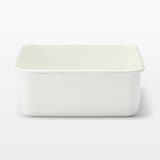 蓋が選べる　ホーロー保存容器　深型　大