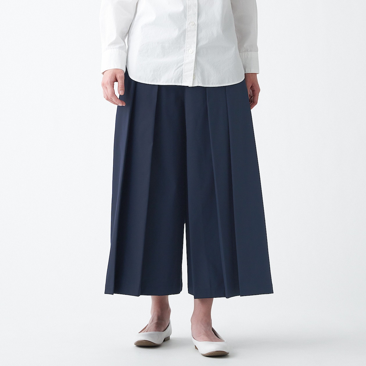 乾きやすいストレッチはかまパンツ 婦人m ネイビー パンツ 婦人 レディース 通販 無印良品 乾きやすいストレッチはかまパンツ 婦人m ネイビー パンツ 婦人 レディース 通販 無印良品