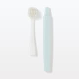 ヘッドが交換できる歯ブラシ　ワイドヘッド