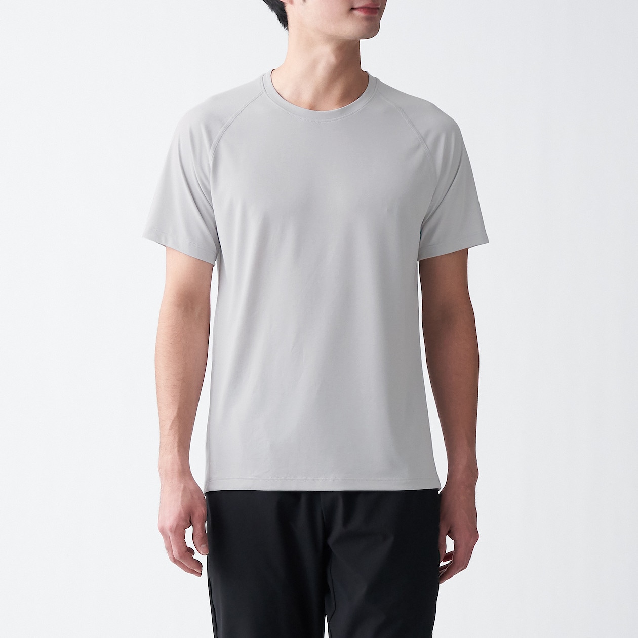 吸汗速乾uvカットtシャツ 紳士l ライトグレー tシャツ カットソー 半袖 紳士 メンズ 通販 無印良品 吸汗速乾uvカットtシャツ 紳士l ライトグレー tシャツ カットソー 半袖 紳士 メンズ 通販 無印良品