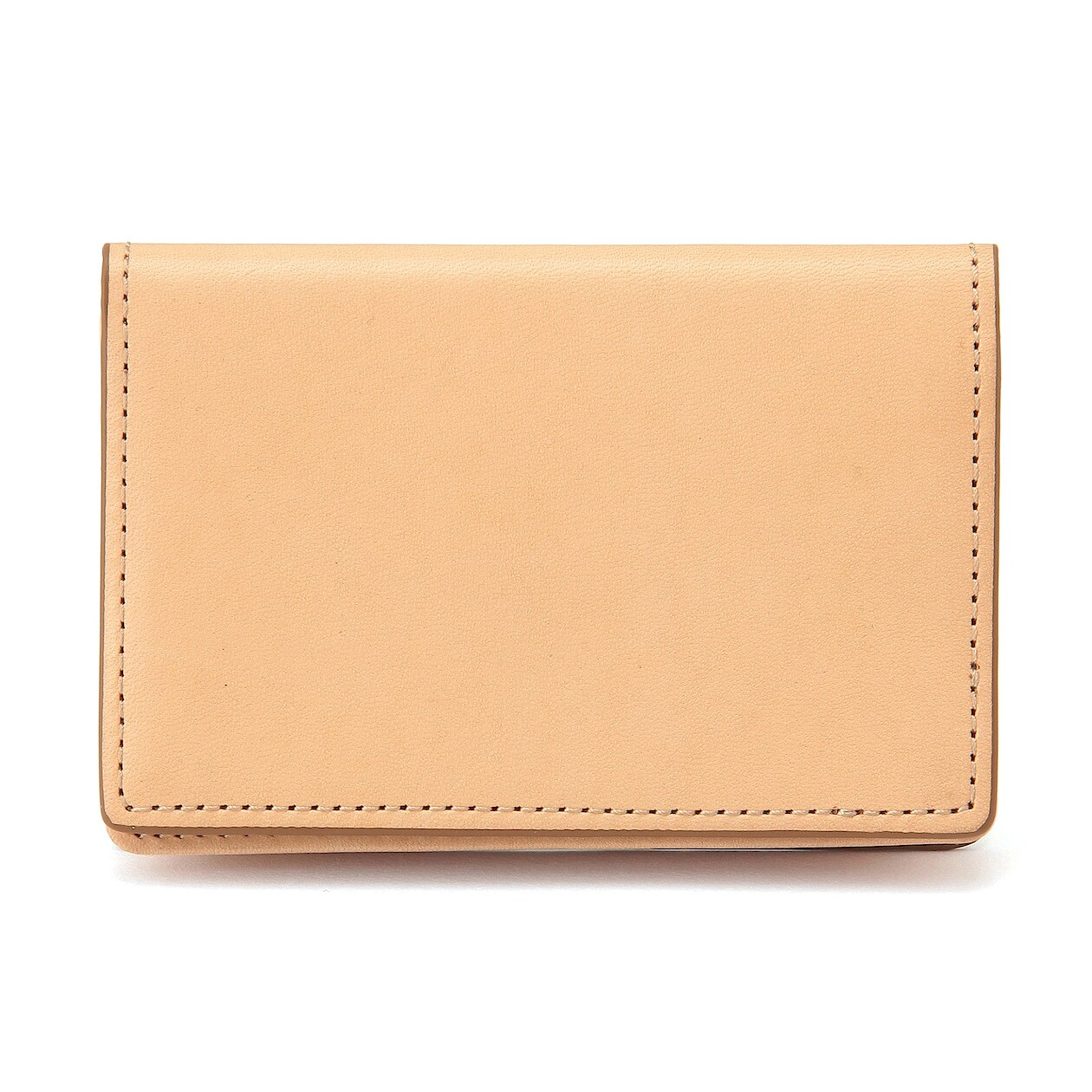 イタリア産ヌメ革 カードケース 生成 財布 名刺 定期入れ 通販 無印良品