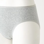 インド綿フライス編みミディショーツ 婦人ｌ グレー ショーツ 婦人 レディース 通販 無印良品